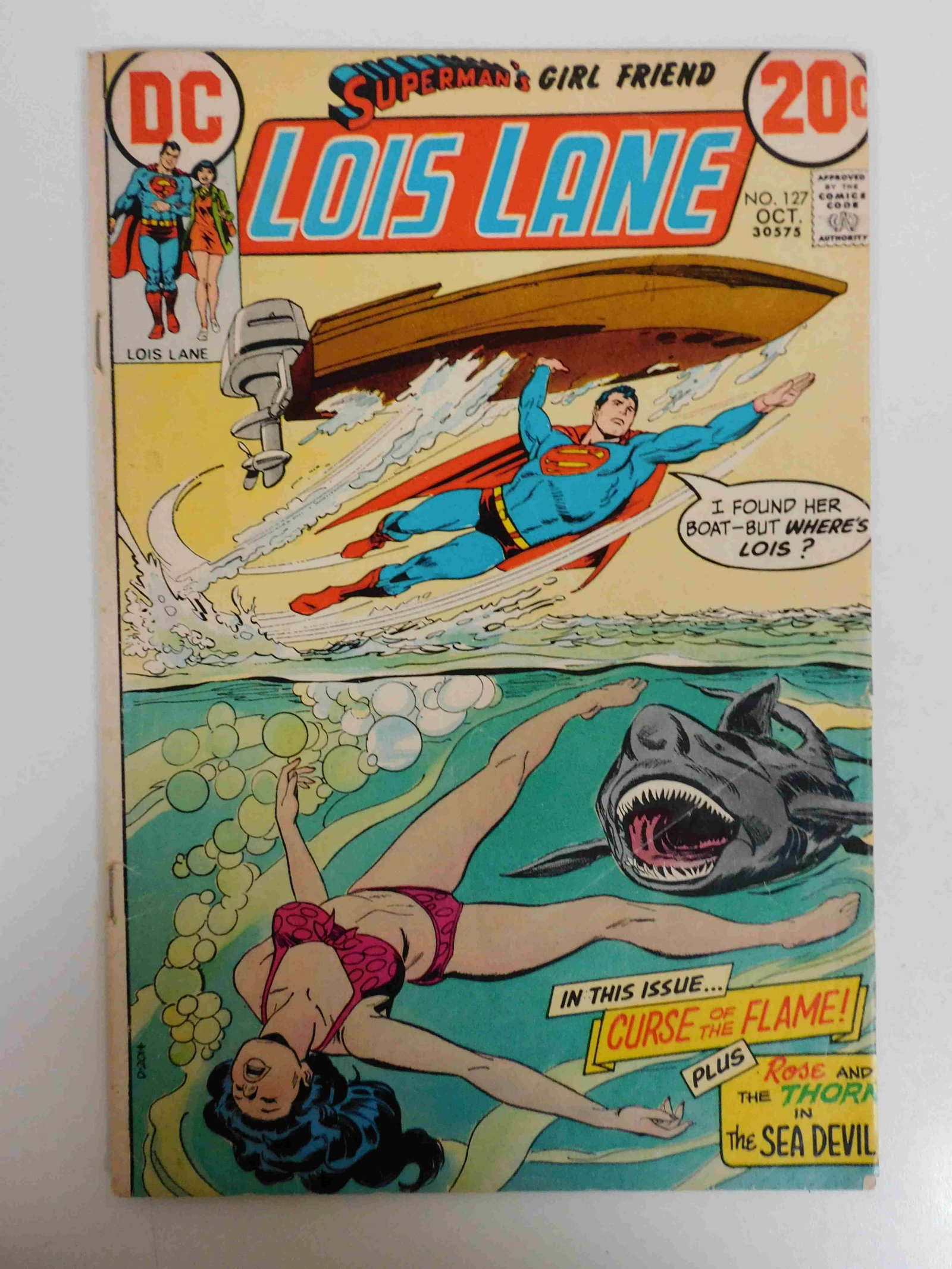 Superman's Girlfriend Lois Lane #127: No Reserve! Superman's Girlfriend Lois Lane #127. VG Shipping: Domestic: Flat-rate of $9.99 for 1 to 8 items; Flat-rate of $19.99 for 9 items or more to anywhere within the contiguous U.S. Internation