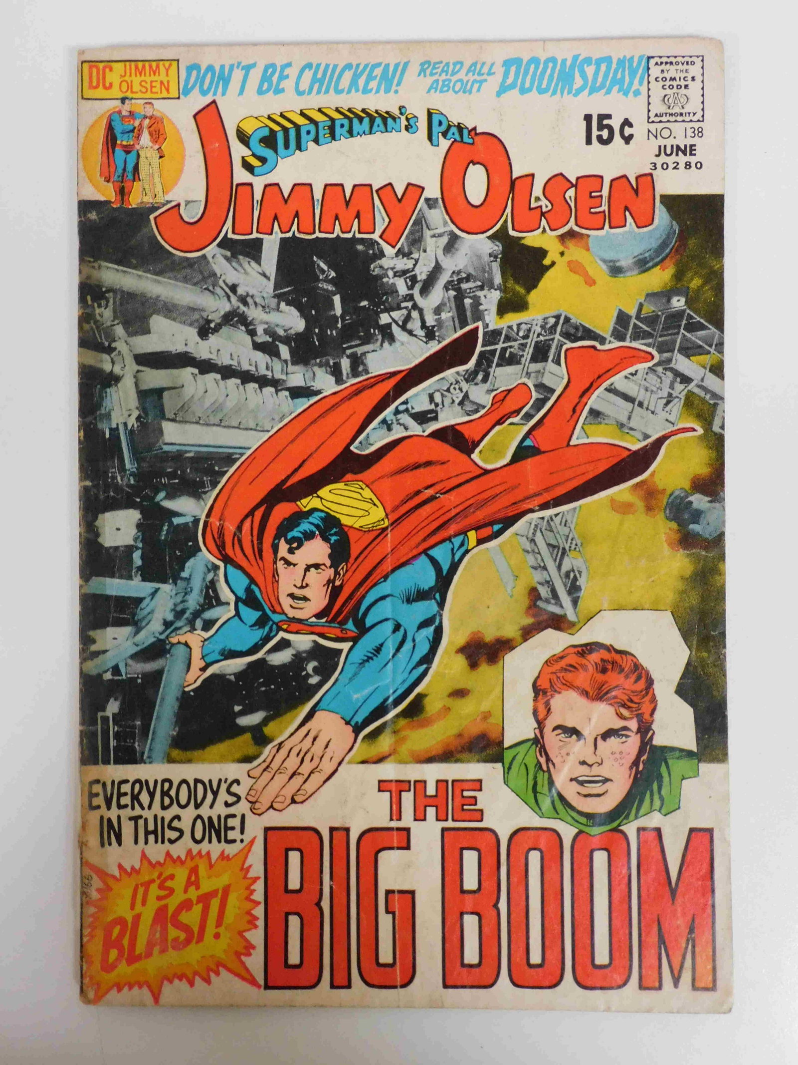 Superman's Pal Jimmy Olsen #138: No Reserve! Superman's Pal Jimmy Olsen #138. FR/GD Tape along entire spine Shipping: Domestic: Flat-rate of $9.99 for 1 to 8 items; Flat-rate of $19.99 for 9 items or more to anywhere within the conti
