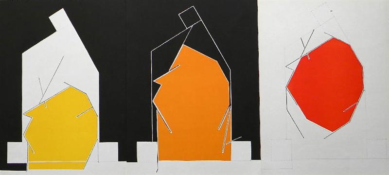 Pablo Palazuelo original lithograph, 1970 (1 of 1)