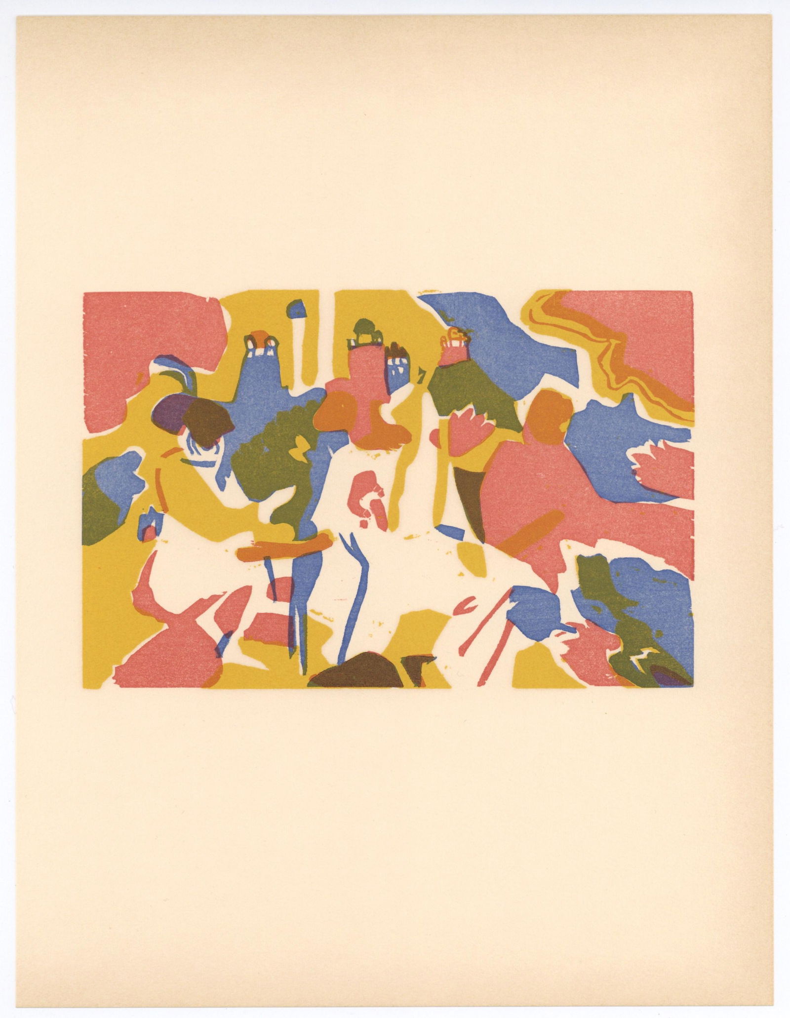 Wassily Kandinsky original woodcut "Orientalisches" (1 of 1)