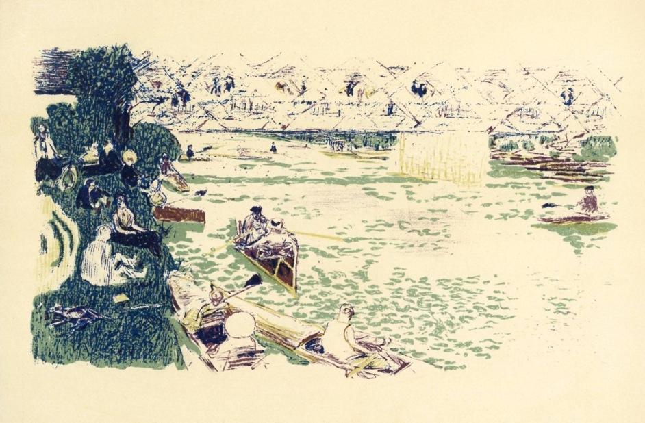 Pierre Bonnard lithograph "Le Canotage" (1 of 1)