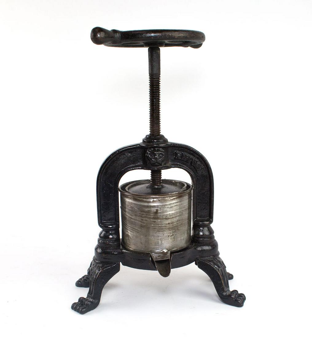 Antique 19th Century French Cast Iron Pressoir Juicer (1 of 5)