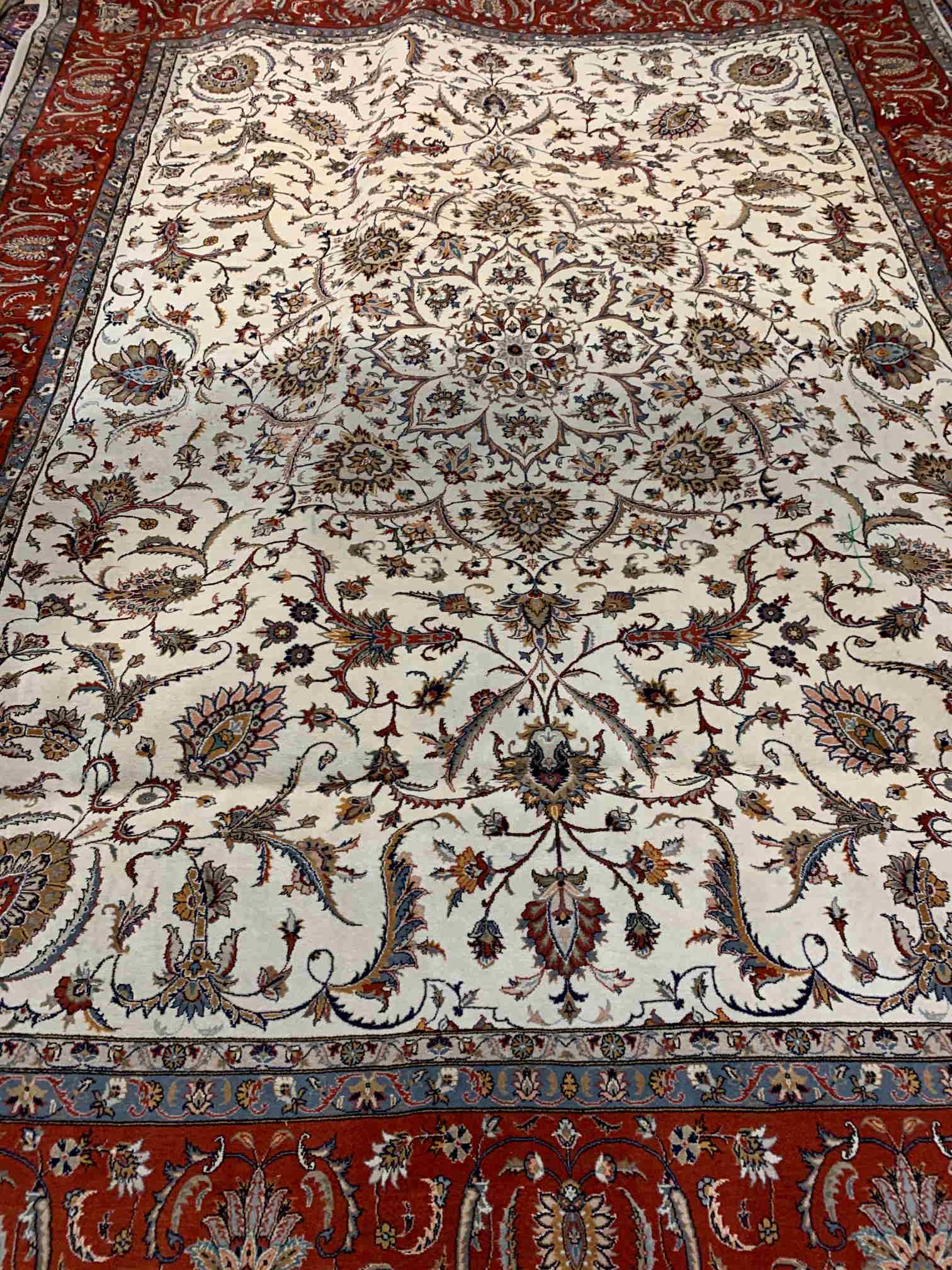 Semi Antique Hand Woven Persian Tabriz  9x12 (1 of 7)
