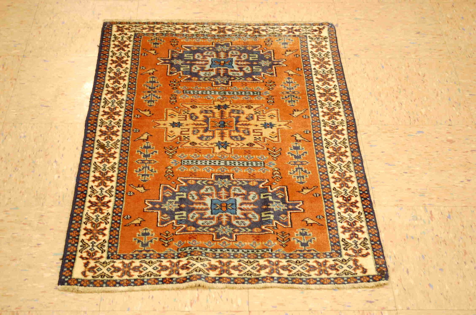 c1930s ANTIQUE SHIRVAN LEZGI DESIGN CAUCASIAN RUG (1 of 7)