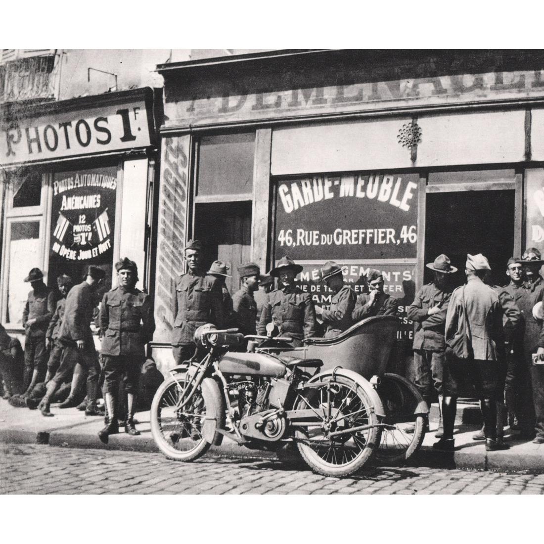 JACQUES HENRI LARTIGUE - Moto Indian, 1918 (1 of 1)