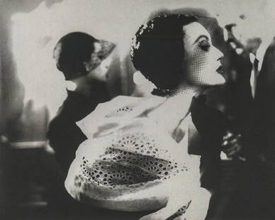 LILLIAN BASSMAN - Mary Jane Russell, Pavionne NYC: Artist: LILLIAN BASSMANTitle: Mary Jane Russell, Pavionne NYCMedium:Photo Litho, 1995, ChinaDimensions: 8.3x6.65"Description: Heat Wax Mounted on 8.5x11" Conservation BoardArtist Bio: Lillian