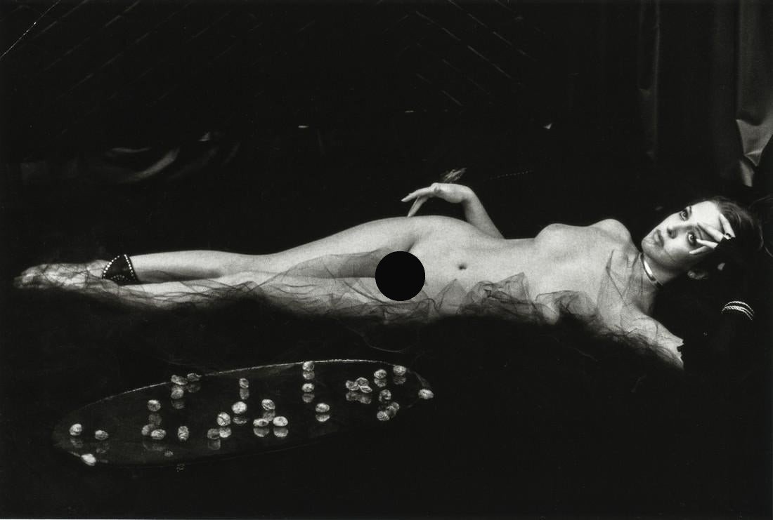 IRINA IONSECO - Odalisque, 1982: Artist: IRINA IONSECO Title: Odalisque, 1982 Medium:Photo Litho, 1996, Germany Dimensions: 7.85x5.3" Description: Heat Wax Mounted on 8.5x11" Conservation Board Artist Bio: Irina Ionesco is a French p