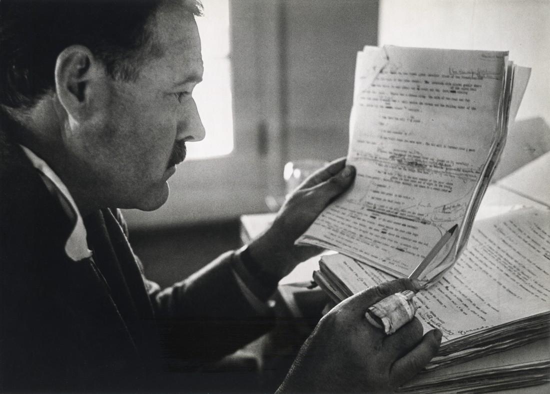 ROBERT CAPA - Ernest Hemingway, Sun Valley, Idaho, 1940 (1 of 1)