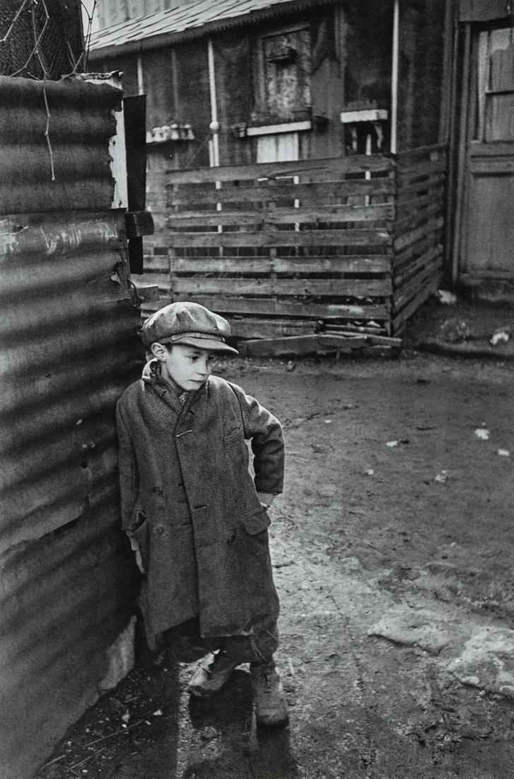HENRI CARTIER-BRESSON - Aubervilliers, near Paris, 1932: Artist: HENRI CARTIER-BRESSON Title: Aubervilliers, near Paris, 1932 Medium: Photo Litho, 1987, USA Dimensions: 5.5x8.35" Description: Heat Wax Mounted on 8.5x11" Conservation Board Artist Bio: Henri 