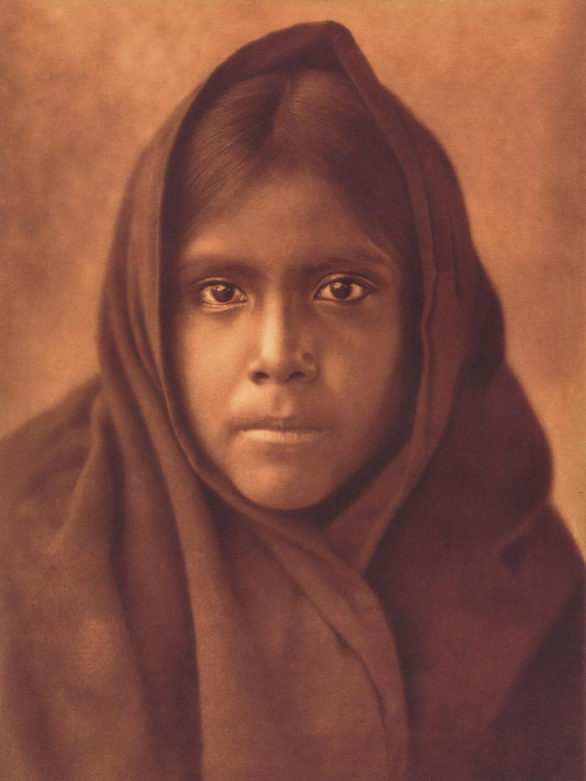 EDWARD CURTIS - Qahatika Girl, 1907 (1 of 1)