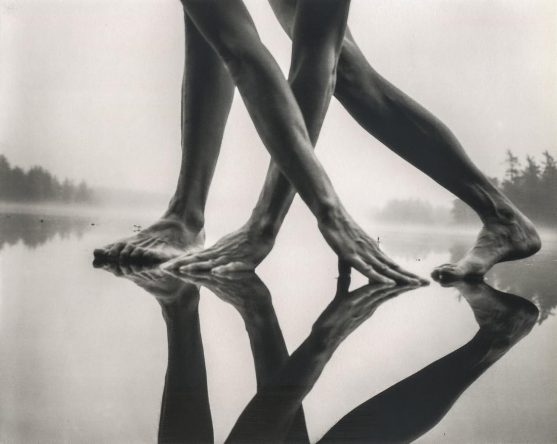 ARNO RAFAEL MINKKINEN - Fosters Pond, 1989: Artist: ARNO RAFAEL MINKKINEN Title: Fosters Pond, 1989 Medium: Photo Litho, 1999, Italy Dimensions: 8.55x6.75" Description: Heat Wax Mounted on 11x14" Conservation Board Artist Bio: Arno Rafael Minkk