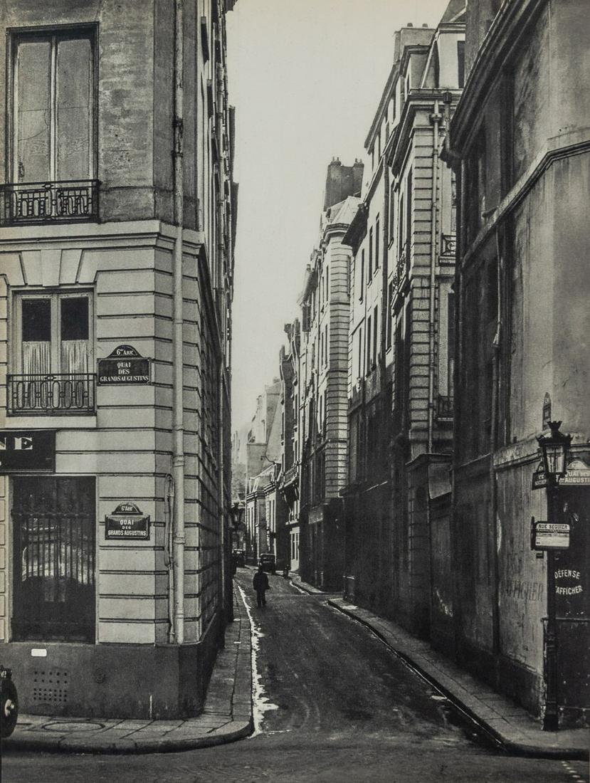 MAN RAY - Rue des Grands-Augustins, Paris, 1938: Artist: MAN RAY Title: Rue des Grands-Augustins, Paris, 1938 Medium: Sheet Fed Gravure, 1938, France Dimensions: 8.8x11.7" Description: Heat Wax Mounted on 12x16" Conservation Board Artist Bio: Man Ra