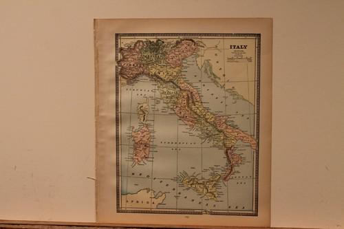 1884 Map of Italy (1 of 3)