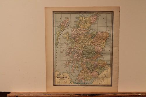 1884 Map of Scotland (1 of 3)