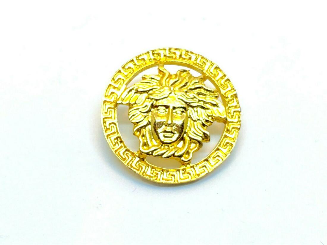 17 Rare Medusa Head Metal Shank Buttons