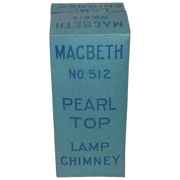 Mint Unused Flange Lip 2 3/8 inch Chimney MacBeth: Title: Mint Unused Flange Lip 2 3/8 inch Chimney MacBeth No.512 Still in Factory Shipping Box & Advertising Wrapping Paper ! Description: Found in the original Wood Shipping Crate This is the best exa