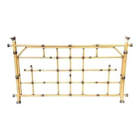 Chinoiserie Style Queen Metal Headboard: Stunning metal Chinoiserie headboard. Perfect to add character to any bedroom and great for the interior designer. Reserve: $425.00 Shipping: Domestic: Flat-rate of $229.00 to anywhere within the cont