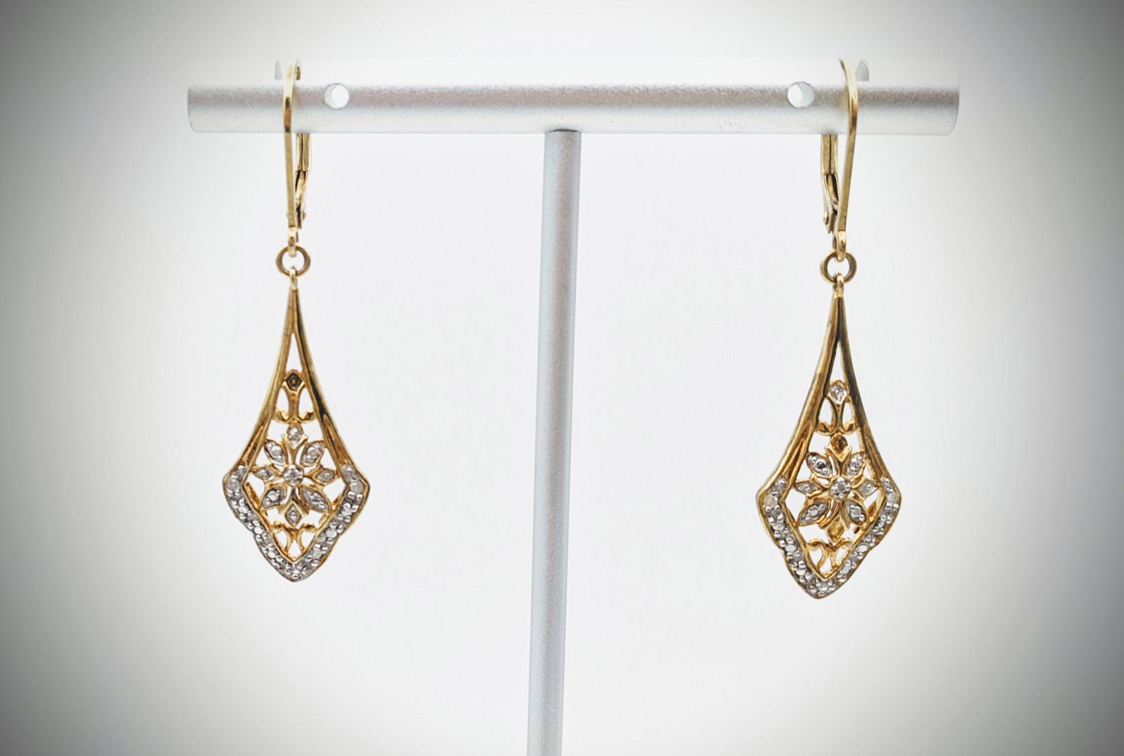 Vintage Style Diamond Earrings (1 of 3)