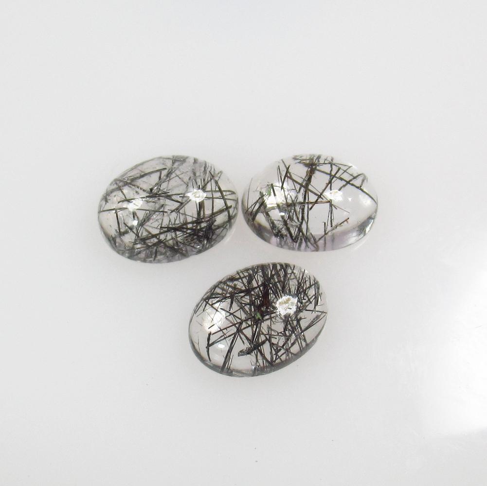 8.03 Ct Natural 3 Rutile Quartz Oval Set (1 of 2)