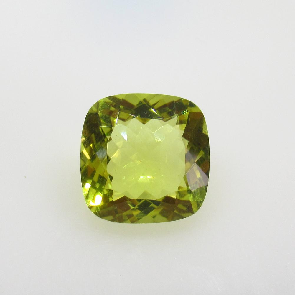 9.39 Ct Natural Lemon Quartz Cushion Cut: No Reserve! Title: 9.39 Ct Natural Lemon Quartz Cushion Cut Stone Clarity: VVS Gemstones: Natural Lemon Quartz Carat Weights: 9.39 Size/Dimensions: 14.10 x 14.10 x 7.90 mm Additional Information: Good