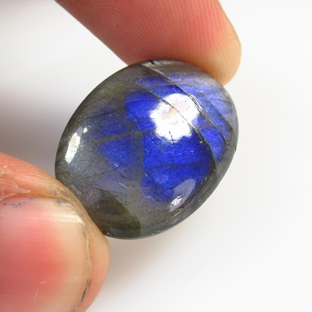22.53 Ct Natural Labradorite Oval Cab (1 of 2)