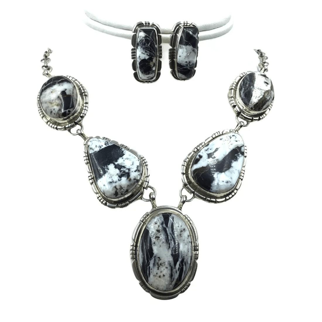 Navajo White Buffalo Necklace Set - Shelia Becenti (1 of 5)