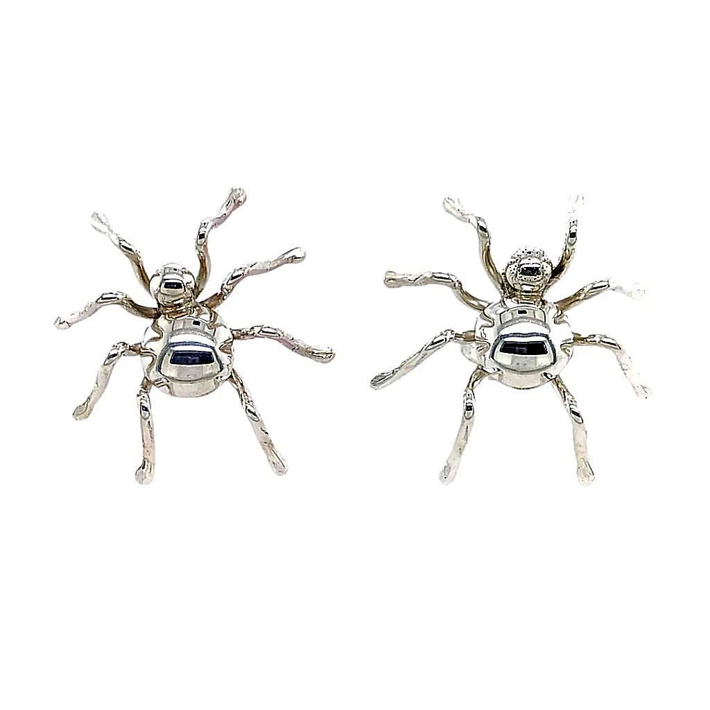 Navajo Spider Sterling Stud Earrings - Effie Spencer (1 of 4)