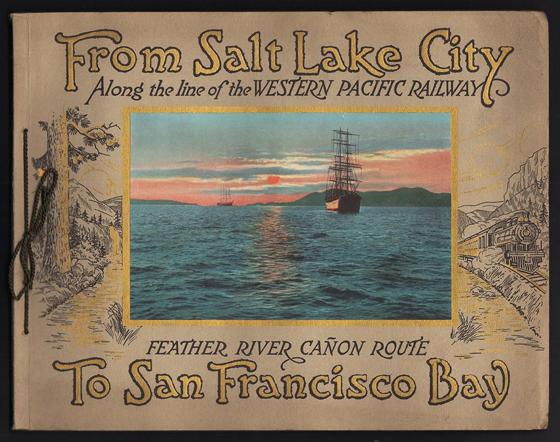 1917 Denver & Rio Grande Western RR book – 1st ed.: Ideal gift for the railroad and train collector, traveler, photographer, or historian…authentic Old West appeal. Stunning collection of 24 tipped-in, colored views from photographs taken along the r