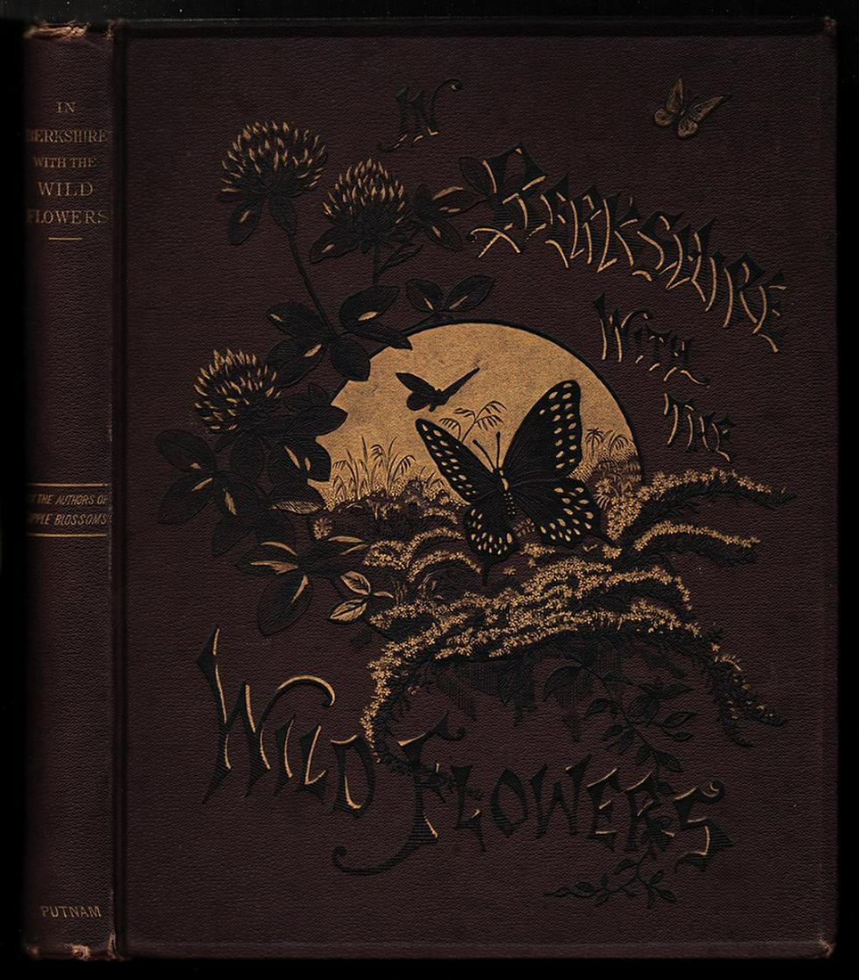 In Berkshire with the Wild Flowers, 1880: Wonderful and detailed floral pen and ink drawings throughout. In Berkshire with the Wild Flowers by Elaine and Dora Goodale. Published 1879-80 by G. P. Putnam’s Sons (first edition). When Elaine Ea