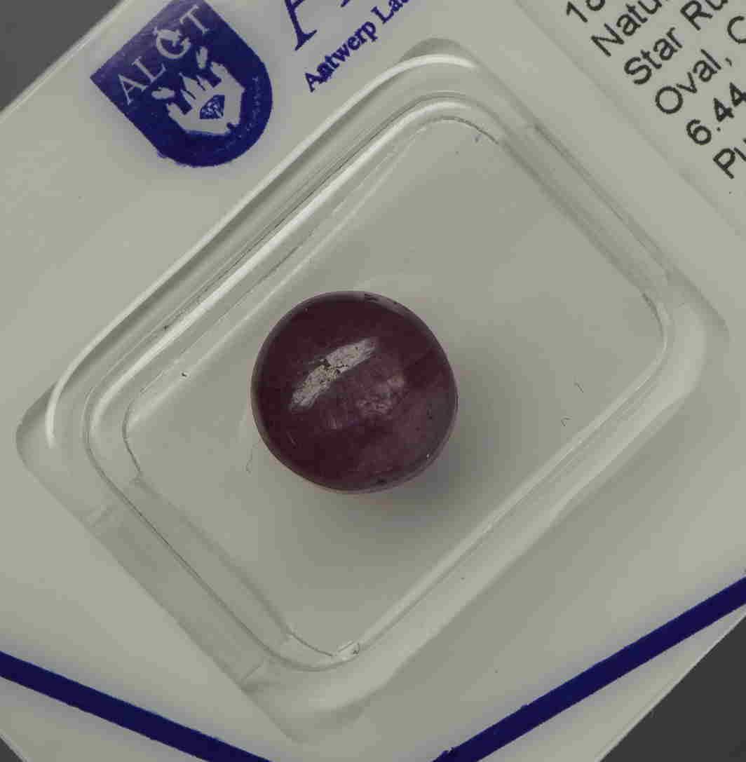 6.44 Carat Certified & Sealed Star Ruby (1 of 6)