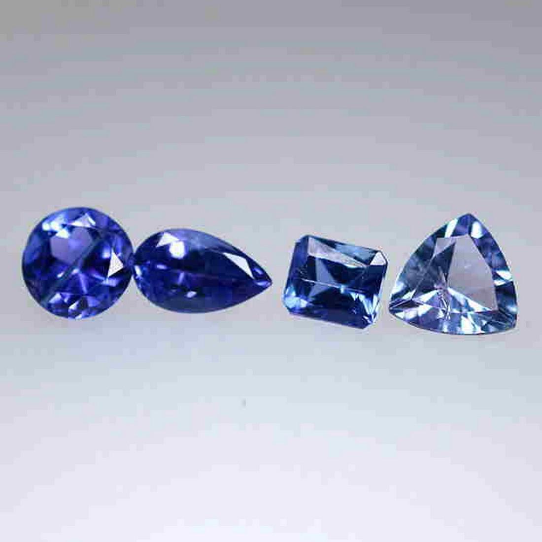3.37 Cts Offer ! Multi Mix Tanzanite - 4 Pcs (1 of 2)