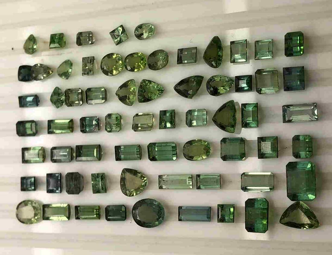 62 Carats Beautiful Tourmaline Gemstone Lot 65 Pieces (1 of 4)
