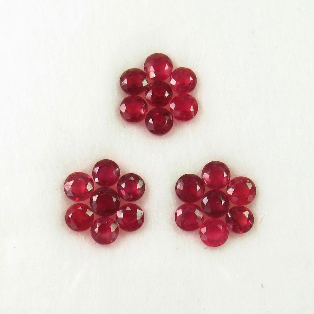 4.48 Ct Natural 21 Mozambique Red Ruby Jewellery Set (1 of 3)