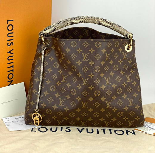 LOUIS VUITTON Handbag M40249 Artsy MM Monogram canvas Brown Women Used –