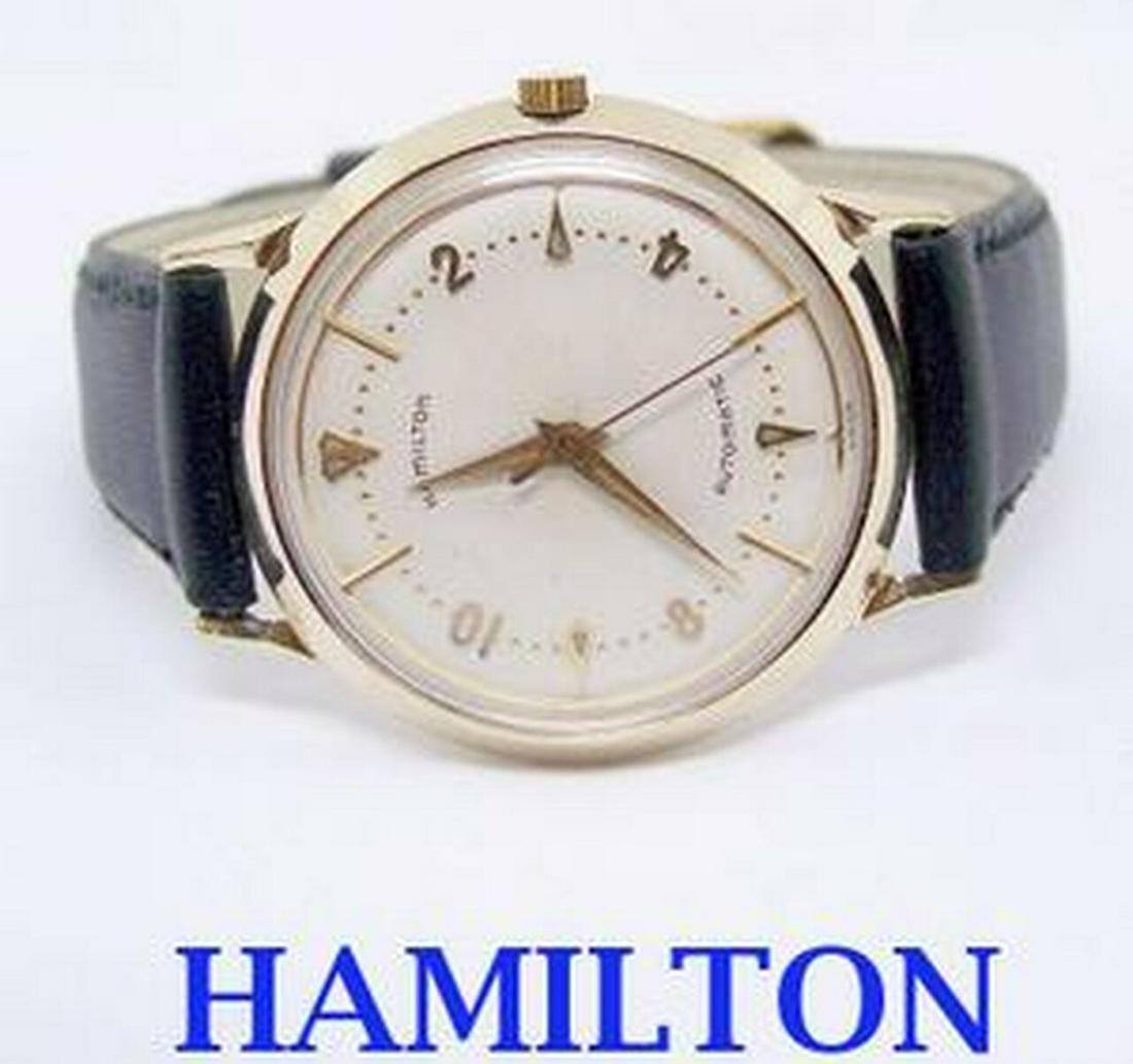 14k HAMILTON Automatic Watch 1960s Cal 663 MICRO ROTOR: 14k HAMILTON Automatic Watch 1960s Cal 663 MICRO ROTOR EXLNT Condition* SERVICED Vintage 14k HAMILTON Watch 1960s Cal 663 MICRO ROTOR in EXCELLENT Condition* SERVICED . This Men's HAMILTON watch is Sw