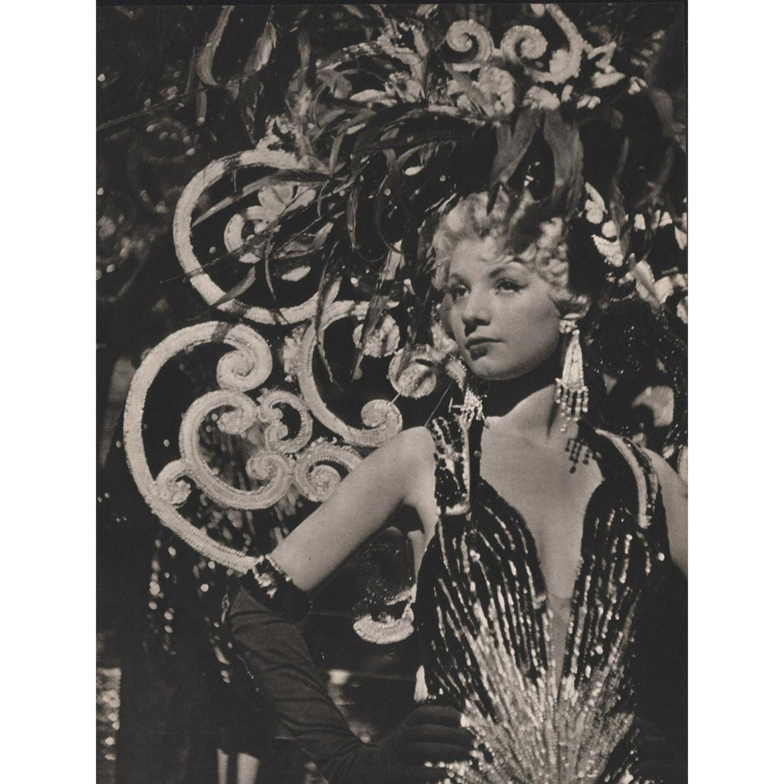 ROBERT DOISNEAU - Showgirl: Artist: ROBERT DOISNEAU Print Title: Showgirl Medium: Sheet-fed Gravure Printing Date: 1950's Printed in France Image Size approx: 10.5 x 8 inches Robert Doisneau (1912-1994) was a French photographer