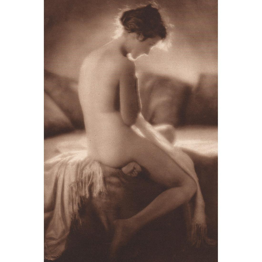 KARL SCHENKER - Nude: Artist: KARL SCHENKER Print Title: Berlin Woman Medium: Sheet-fed Gravure Printing Date: 1920's Printed in Germany Image Size approx: 8.25 X 5.75 inches Karl Schenker (1886-1954) was a master of photo