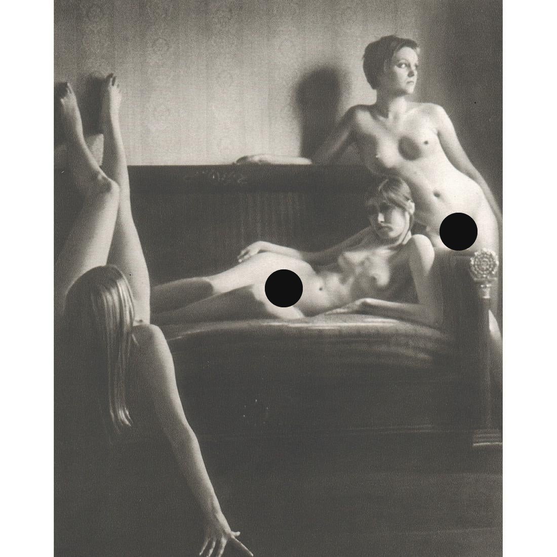 KARIN SZEKESSY - Nudes: Artist: KARIN SZEKESSY Print Title: Nudes Medium: Sheet-fed Gravure Printing Date: 1960's Printed in France Image Size approx: 7.75 X 6.5 inches Karin Szekessy is a German photographer, born in 1938, 