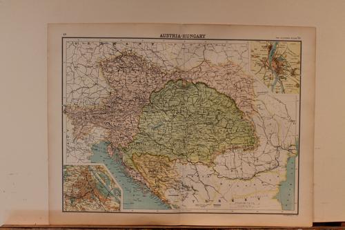 1873 Map of Austria and Hungary (1 of 3)