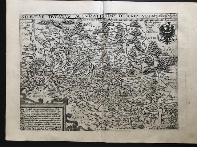 RARE map of Silesia, southern Poland (1 of 3)