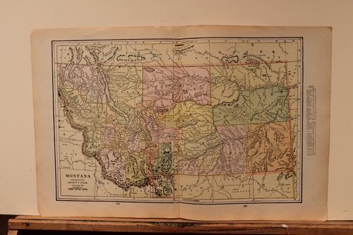 1891 Map of Montana (1 of 3)