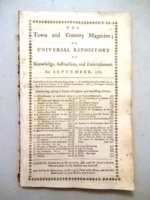 1780 Magazine Revolutionary war (1 of 4)