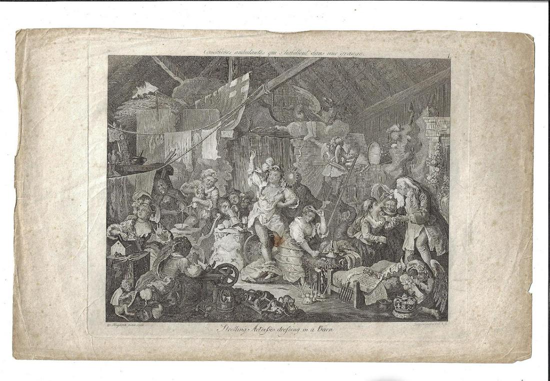 c1820 Hogarth Strolling Actresses Dressing Room (1 of 2)