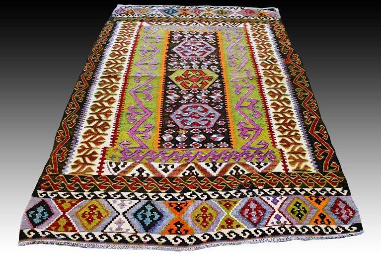 Antique Caucasian Kilim rug - 4x6 (1 of 7)