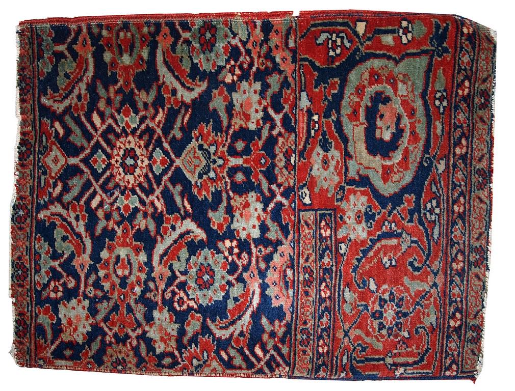 Handmade antique collectible Persian Bidjar Vagireh rug (1 of 9)