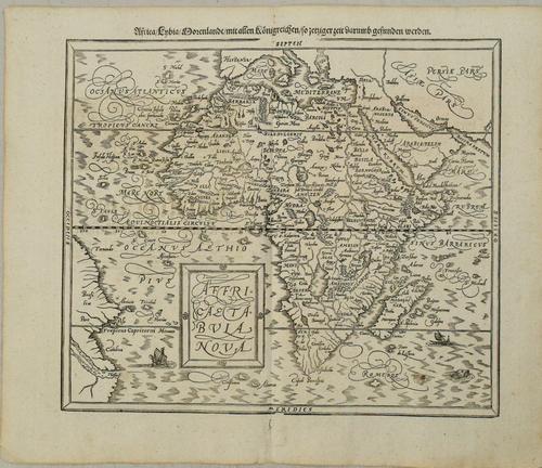 1628 Munster Map of Africa -- Africae Tabula Nova (1 of 1)