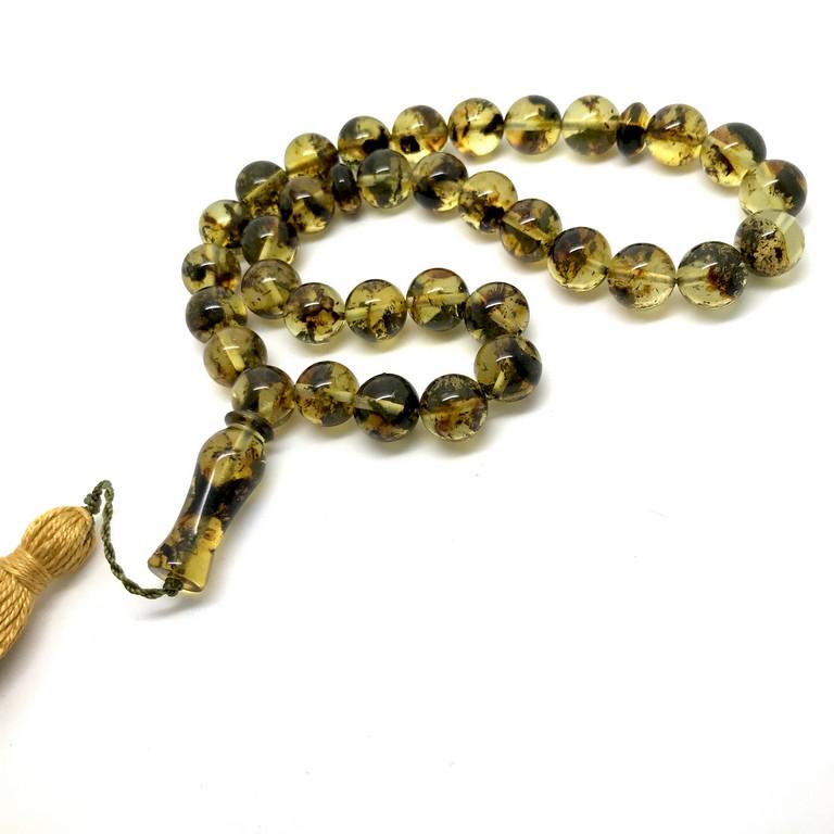 Fascinating Unique Vintage Amber Tesbih made from Round (1 of 9)