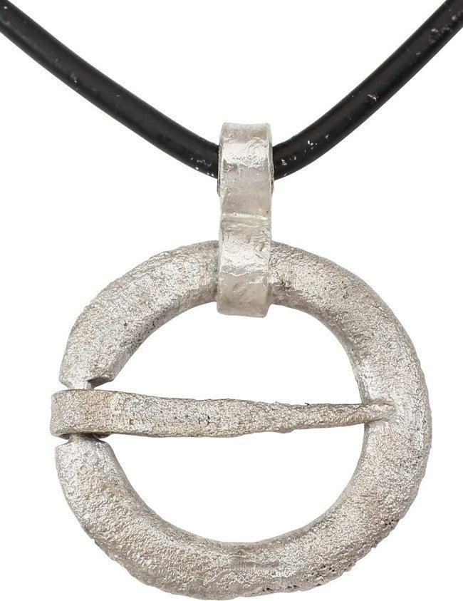 VIKING PROTECTIVE BROOCH NECKLACE 900-1050 AD: Worn in numbers on the surface of the jerkin, these small metal brooches provided a measure of protection against sword cuts and, in fact, were a form of armor. See current Public Television programmi