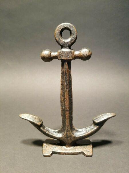 Cast Iron Ships Boat Anchor Desk Paperweight: Very accurate and well made reproduction of an antique paperweight. All solid cast iron, painted to look old. All our items come with a 100% customer satisfaction guarantee. About the Items: Each item