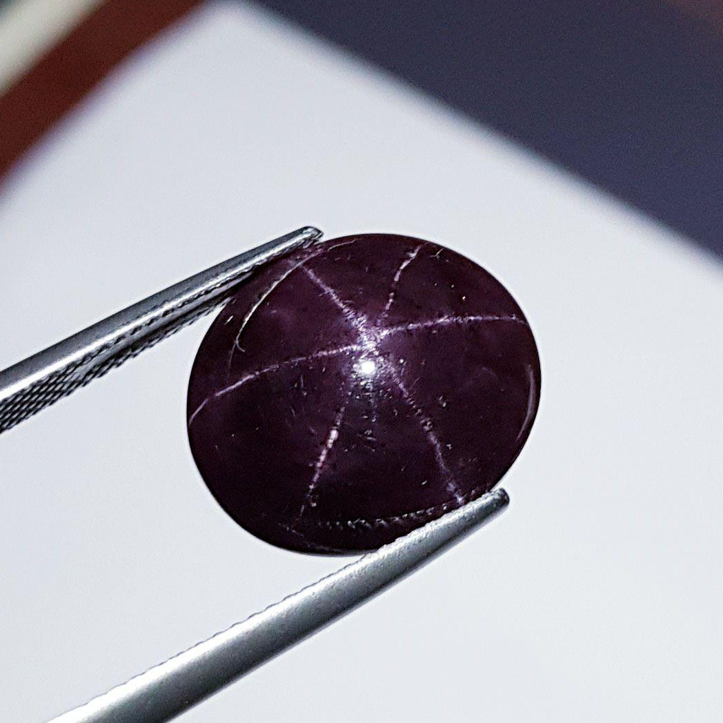 15.36 ct Natural Six Ray Star Garnet (1 of 6)